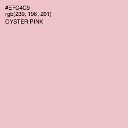 #EFC4C9 - Oyster Pink Color Image